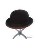 CAPPELLO BOMBETTA PURO FELTRO MARRONE