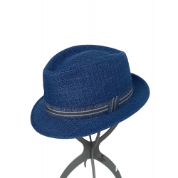 CAPPELLO TRILBY PANIZZA NASTRO BICOLORE