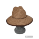 CAPPELLO PAGLIA UNISEX FALDA LARGA CON LACCETTO