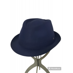 CAPPELLO PANIZZA 100% LINO BLU