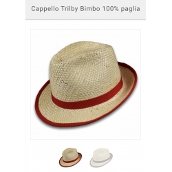 CAPPELLO TRILBY BAMBINO/A 100% PAGLIA