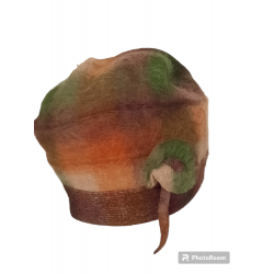 CUFFIA MULTICOLOR MISTO ANGORA BY AMATì