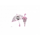 OMBRELLO MINNIE CUPOLA TRASPARENTE