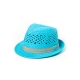 CAPPELLO TRILBY BIMBO/A 100% PAPIER CON FASCIA A CONTRASTO