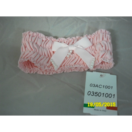 FASCIA ROSA CON PERLINE