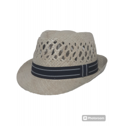 CAPPELLO TRILBY TRAFORATO 100% PAGLIA