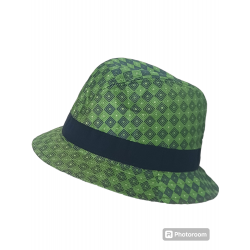 CAPPELLO CASUAL FANTASIA CRAVATTA VERDE