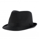 CAPPELLO TRILBY NERO 100% COTONE