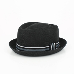 CAPPELLO PORK PIE ESTIVO FASCIA BICOLORE