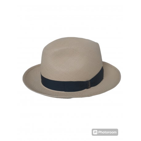 BORSALINO PANAMA QUITO TESA MEDIA CINTA CANNETE