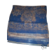 SCIARPA ENRICO CORTI POLY/CREPPONNE STAMPATO BLU