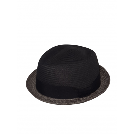 CAPPELLO PORKPIE BICOLORE