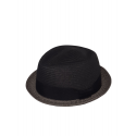 CAPPELLO PORKPIE BICOLORE