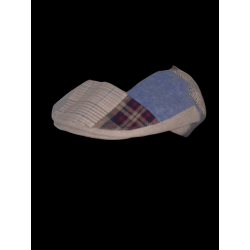 BERRETTO COPPOLA PATCH MISTO LINO