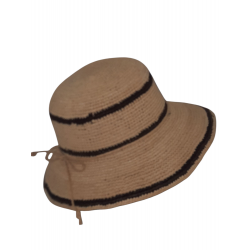 CAPPELLO DONNA IN RAFFIA CROCHET