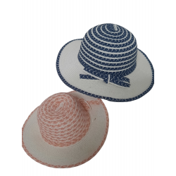 CAPPELLO BAMBINA BICOLORE 100% PAPIER