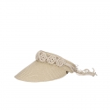 VISIERA IN CARTA CON FASCIA IN MACRAME'