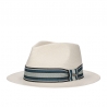 CAPPELLO PANAMA IN CARTA GIAPPONESE CON NASTRO RIGHE