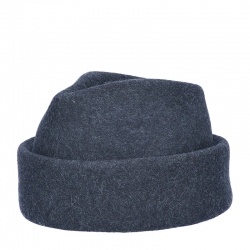 CAPPELLO FELTRO CADETTO BLU MELANGE