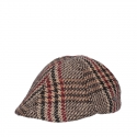 berretto mark spicchi in tessuto tartan